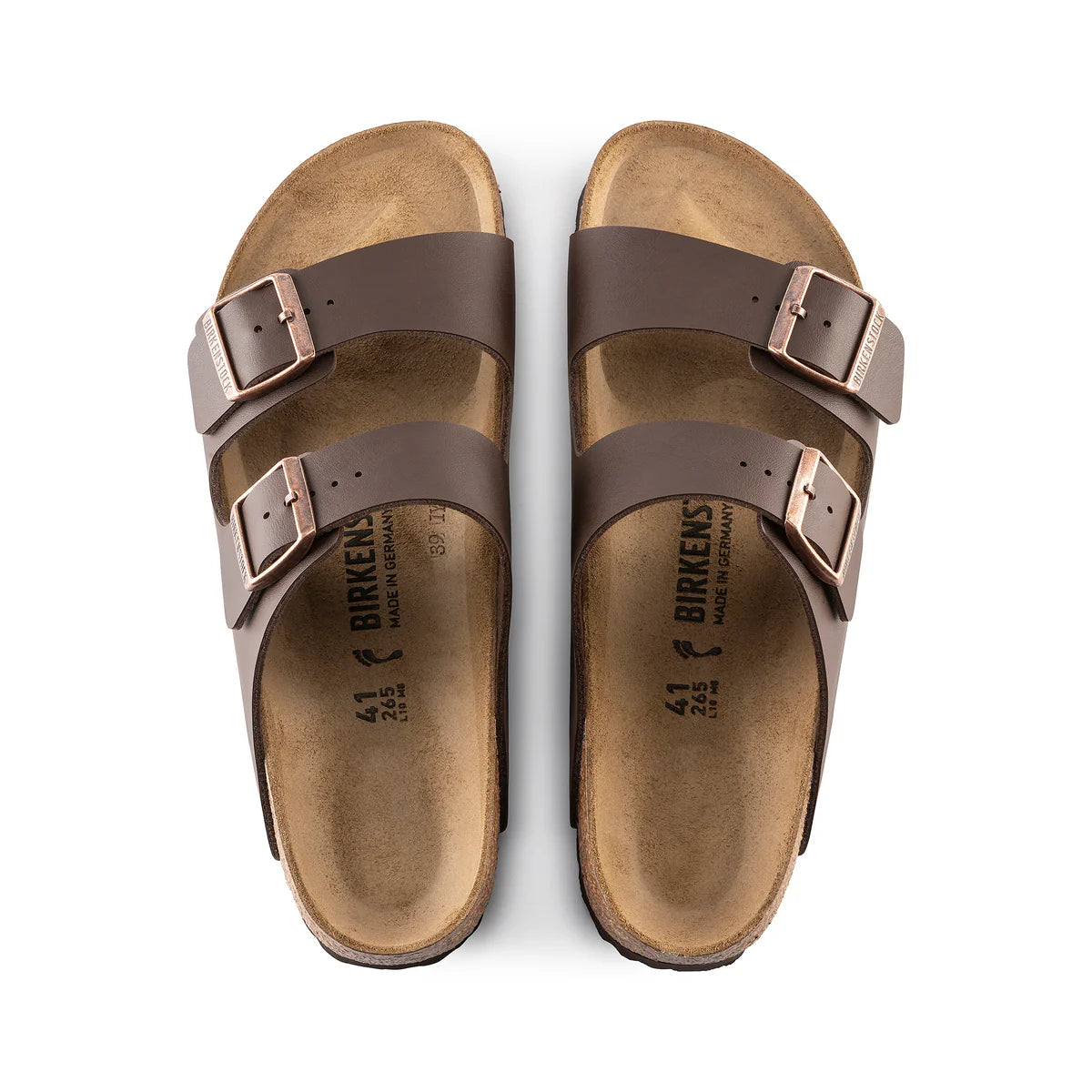 Birkenstock Arizona Birko-Flor - Dark Brown - Find Your Feet Australia Hobart Launceston Tasmania