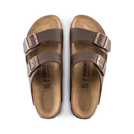  - Birkenstock Arizona Birko-Flor Sandal Regular (Unisex) - Dark Brown