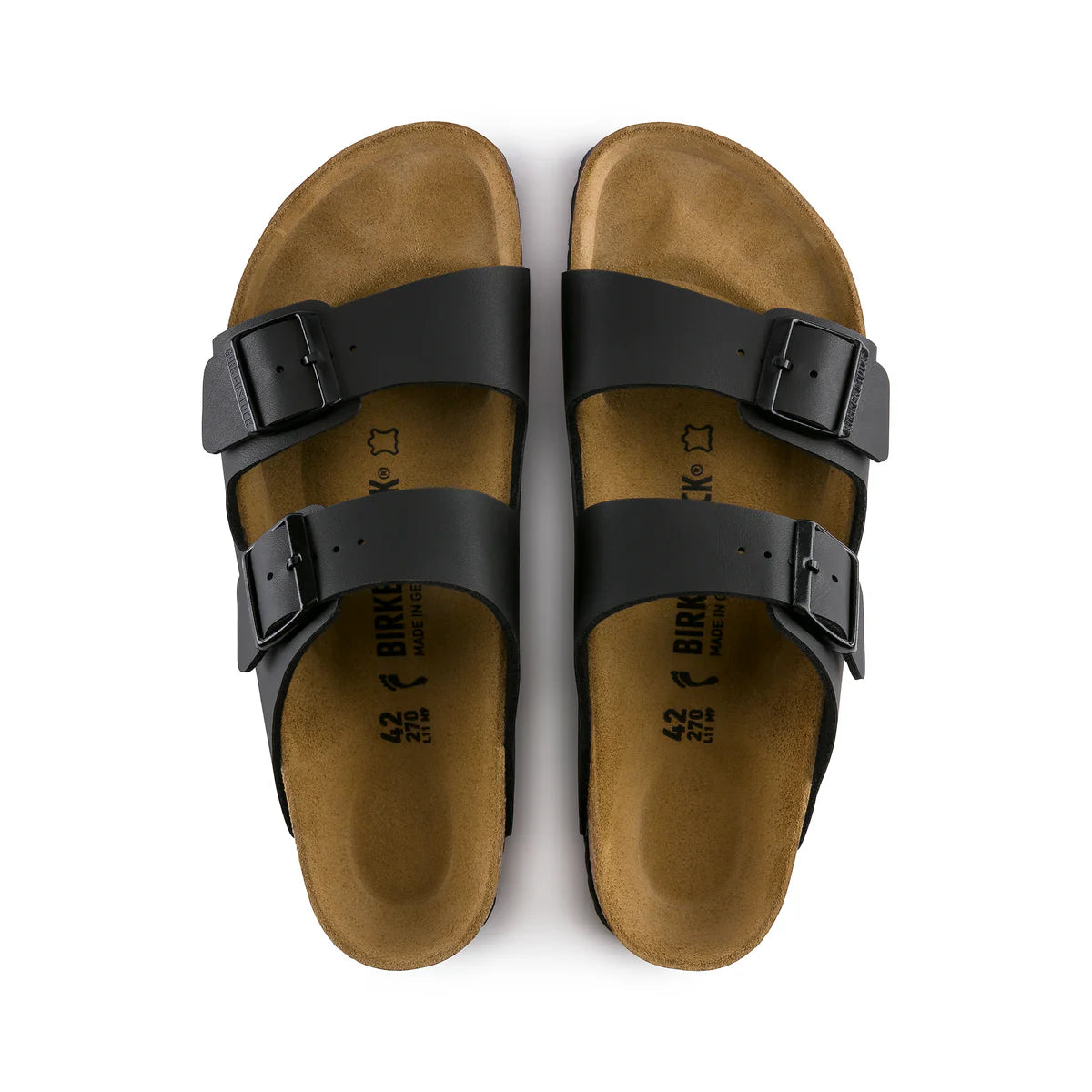 Birkenstock Arizona Birko-Flor - Black - Find Your Feet Australia Hobart Launceston Tasmania