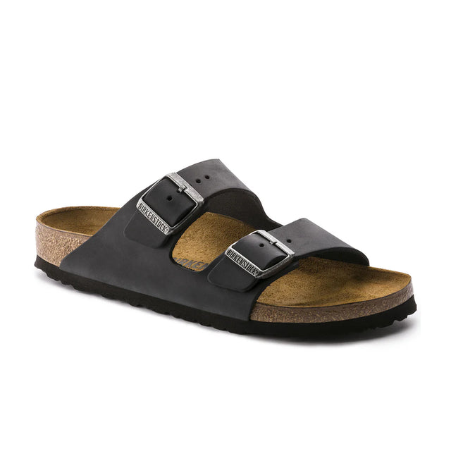 Birkenstock Arizona Oiled Leather Regular (Unisex) - Black