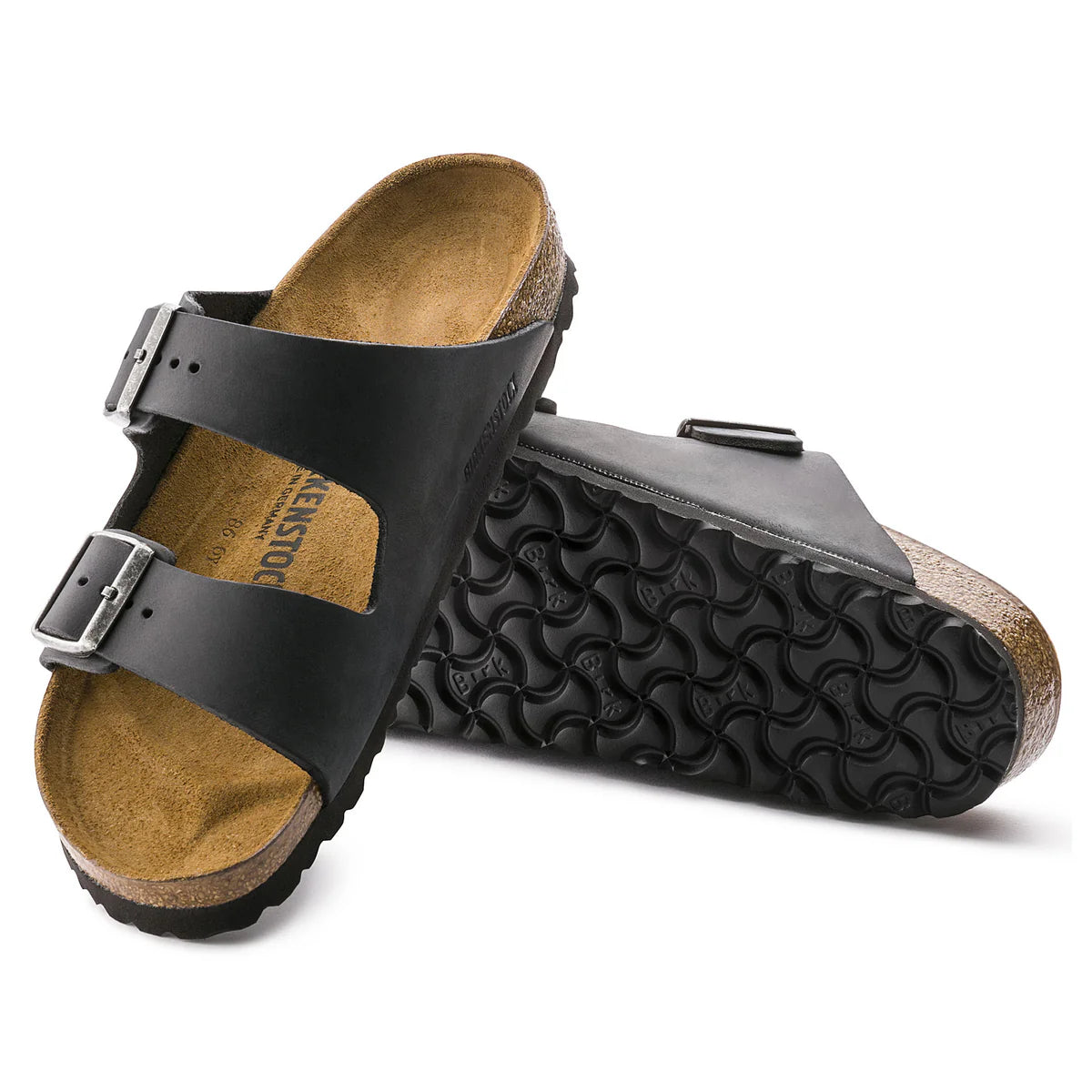 Birkenstock Arizona Oiled Leather Regular (Unisex) - Black