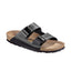 Birkenstock Arizona Smooth Leather - Regular (Unisex) - Black - Find Your Feet Australia Hobart Launceston Tasmania