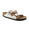 Birkenstock Arizona Birko-Flor - Regular (Unisex) - Graceful Pearl White - Find Your Feet Australia Hobart Launceston Tasmania