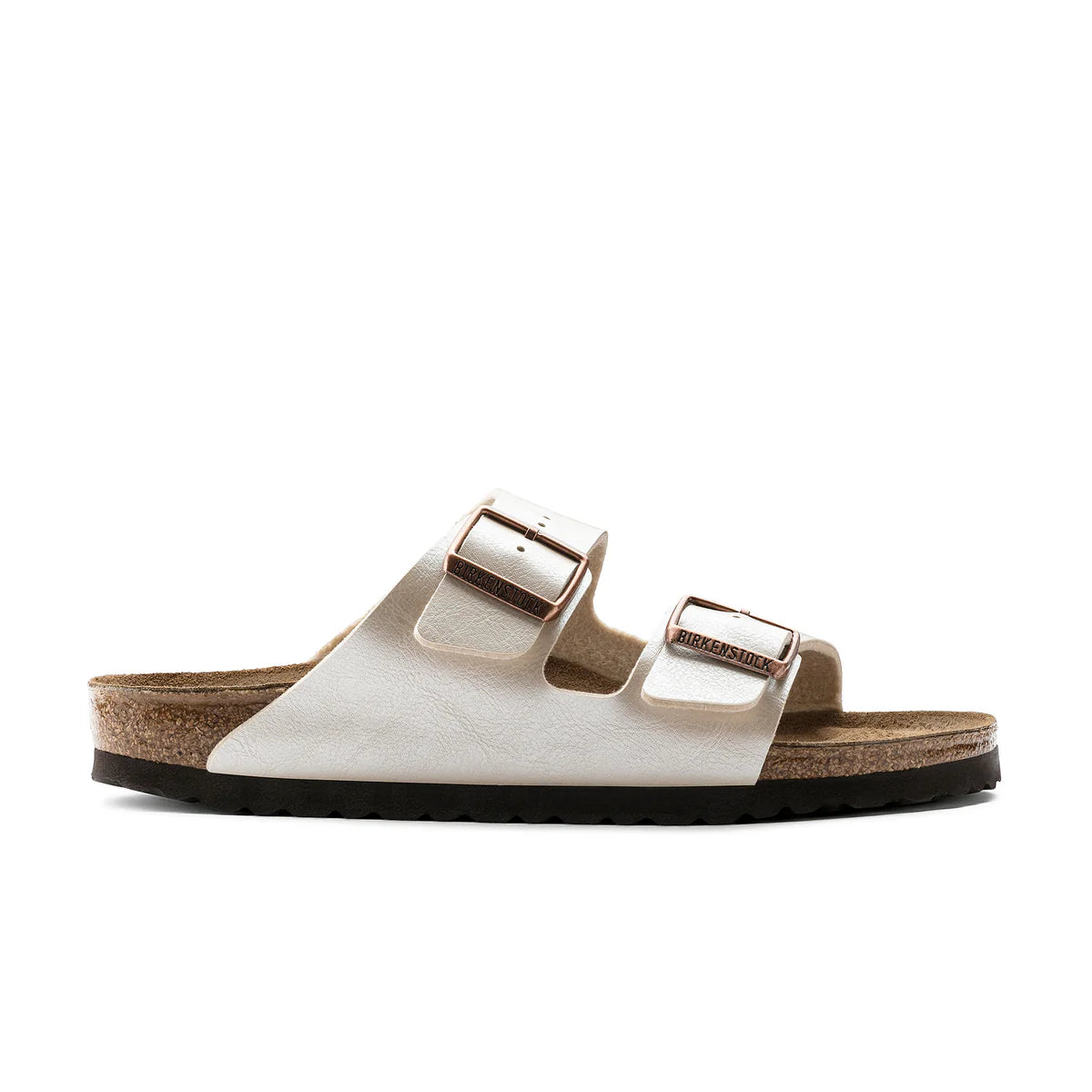 Birkenstock Arizona Birko-Flor - Regular (Unisex) - Graceful Pearl White - Find Your Feet Australia Hobart Launceston Tasmania