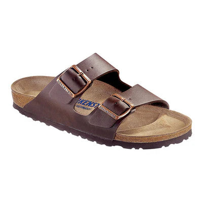 Birkenstock Arizona SFB Birko-Flor Regular (Unisex)- Dark Brown