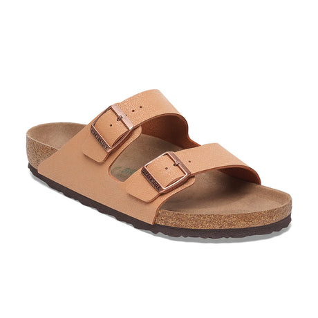 Birkenstock Arizona BirkiBuc/Microfibre Vegan Sandal - Regular (Unisex) - Pecan - Find Your Feet Australia Hobart Launceston Tasmania