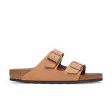 Birkenstock Arizona BirkiBuc/Microfibre Vegan Sandal - Regular (Unisex) - Pecan - Find Your Feet Australia Hobart Launceston Tasmania