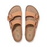 Birkenstock Arizona BirkiBuc/Microfibre Vegan Sandal - Regular (Unisex) - Pecan - Find Your Feet Australia Hobart Launceston Tasmania