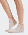 On Performance Run Sock Low (Unisex) - Pearl/Sunstone