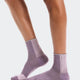 On Performance Run Sock Mid (Unisex) - Dewberry/Sakura - Purple