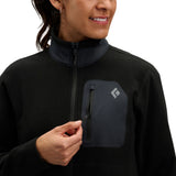 Black Diamond Rift Full-Zip Fleece Jacket (Women's) - Black