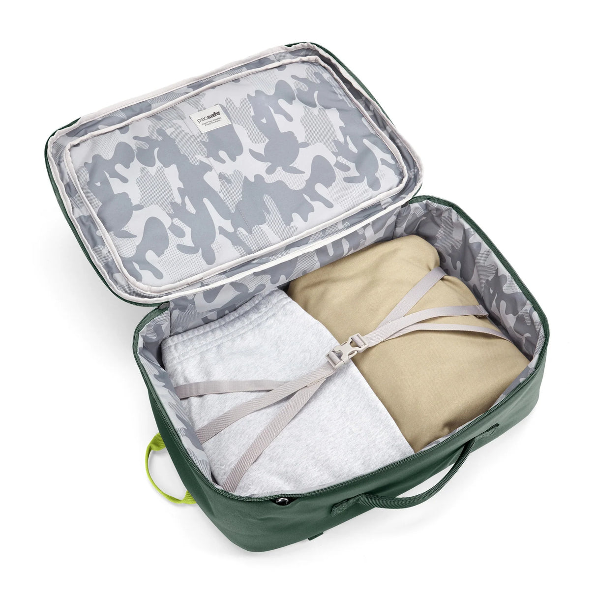 Pacsafe Go Carry-On Backpack - 34L - Spruce Green - Find Your Feet Australia Hobart Launceston Tasmania