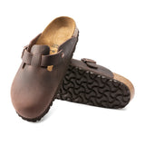 Birkenstock Boston Oiled Leather - Regular (Unisex) - Habana - Find Your Feet Australia Hobart Launceston Tasmania