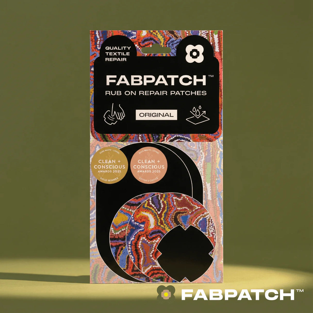 FabPatch Stretch Patches - Budgie