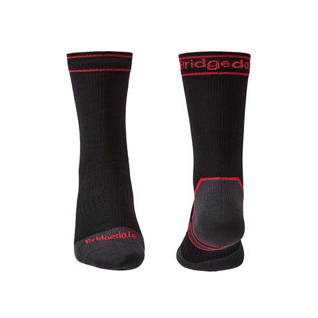 Bridgedale Storm Sock Heavyweight Boot (Unisex) - Black/Red