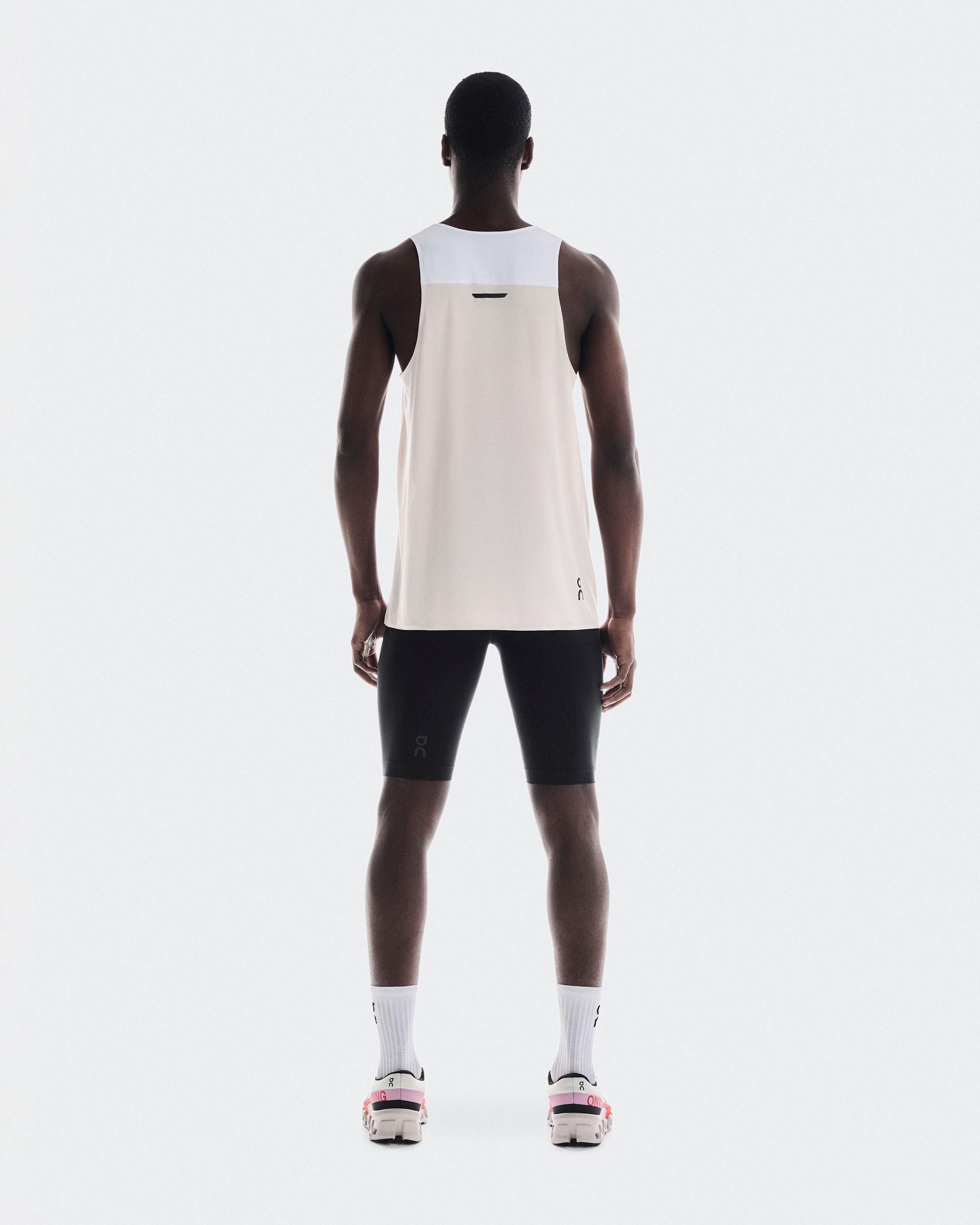 On Performance Tank (Men's) - White/Silver - Find Your Feet Australia Hobart Launceston Tasmania