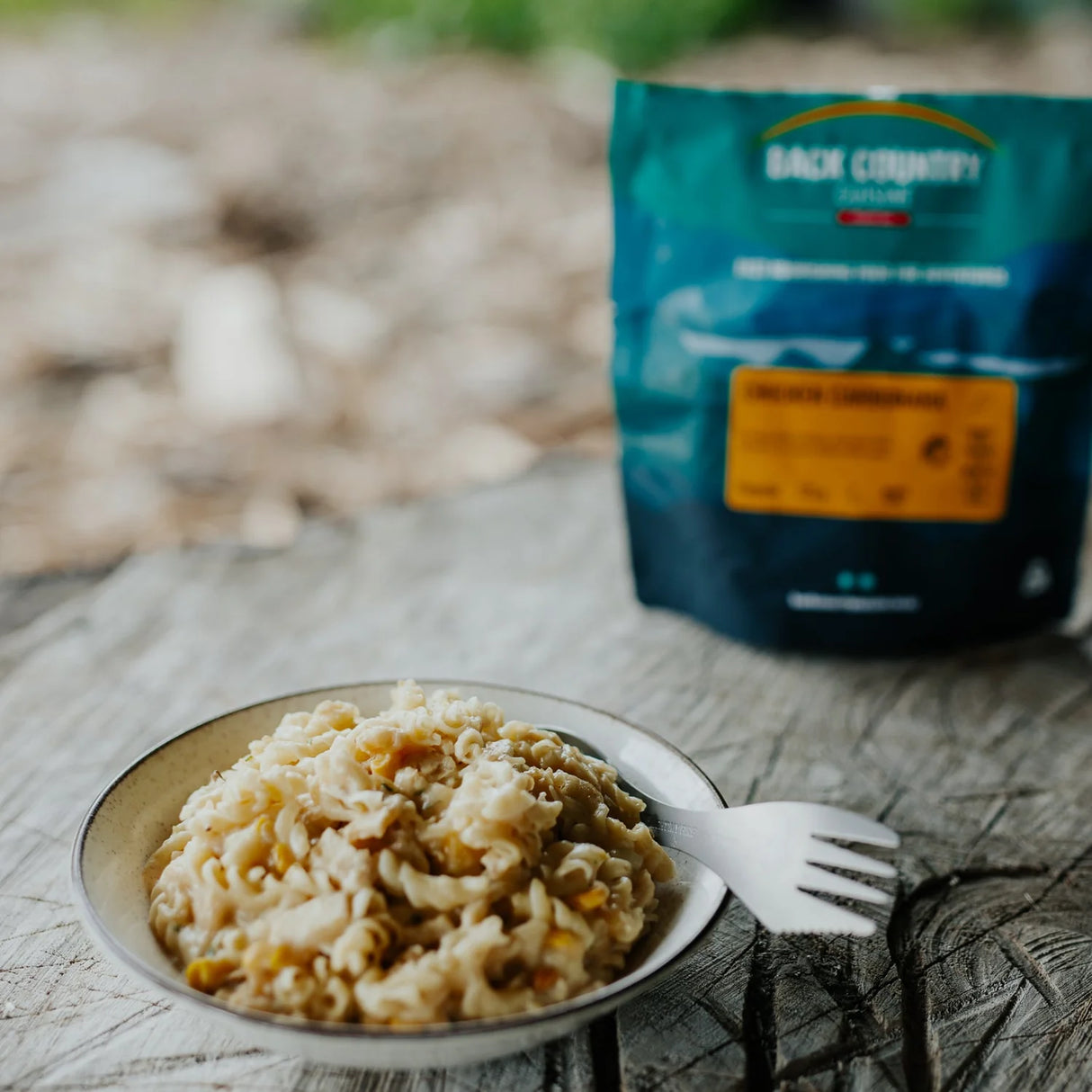 Back Country Cuisine Meals - Regular - Chicken Carbonara - Find Your Feet Australia Hobart Launceston Tasmania