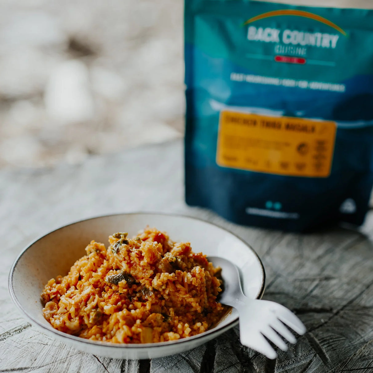 Back Country Cuisine Meals - Regular - Chicken Tikka Masala - Find Your Feet Australia Hobart Launceston Tasmania