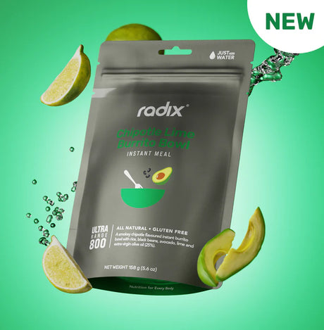 Radix Nutrition Main Meals v9 Plant Based - Ultra Range 800 - Chipotle Lime Burrito Bowl - Find Your Feet Australia Hobart Launceston Tasmania