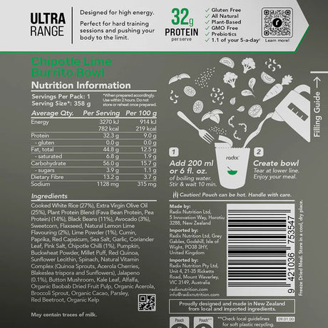 Radix Nutrition Plant Based Meals Radix Nutrition