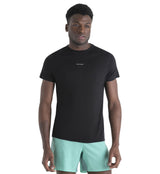 Icebreaker Merino Blend 125 Cool-Lite™ Speed Short Sleeve T-Shirt (Men's) - Black - Find Your Feet Australia Hobart Launceston Tasmania