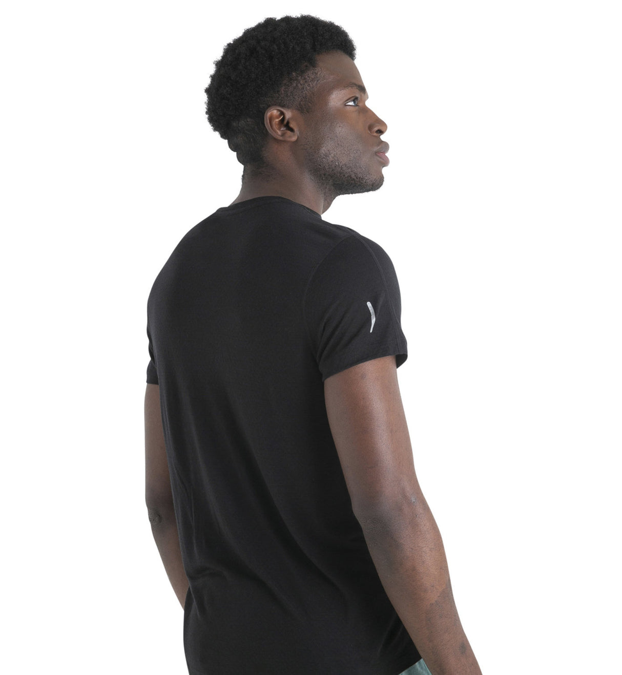 Icebreaker Merino Blend 125 Cool-Lite™ Speed Short Sleeve T-Shirt (Men's) - Black - Find Your Feet Australia Hobart Launceston Tasmania