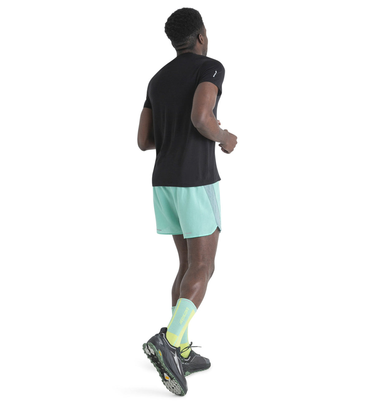 Icebreaker Merino Blend 125 Cool-Lite™ Speed Short Sleeve T-Shirt (Men's) - Black - Find Your Feet Australia Hobart Launceston Tasmania