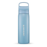LifeStraw Go 2.0 Stainless Steel Water Filter Bottle 500ml - Icelandic Blue