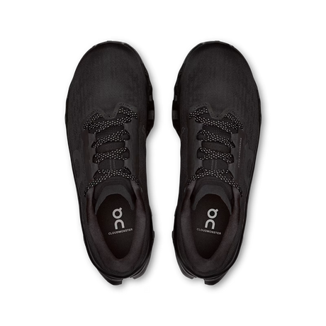 On Cloudmonster 3 Shoes (Women's) - Black/Black