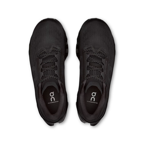 On Cloudmonster 3 Shoes (Women's) - Black/Black