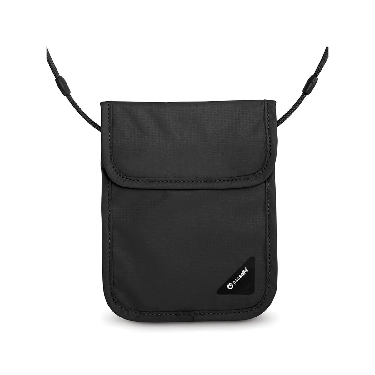 Pacsafe Coversafe x75 RFID Blocking Neck Pouch - Black - Find Your Feet Australia Hobart Launceston Tasmania