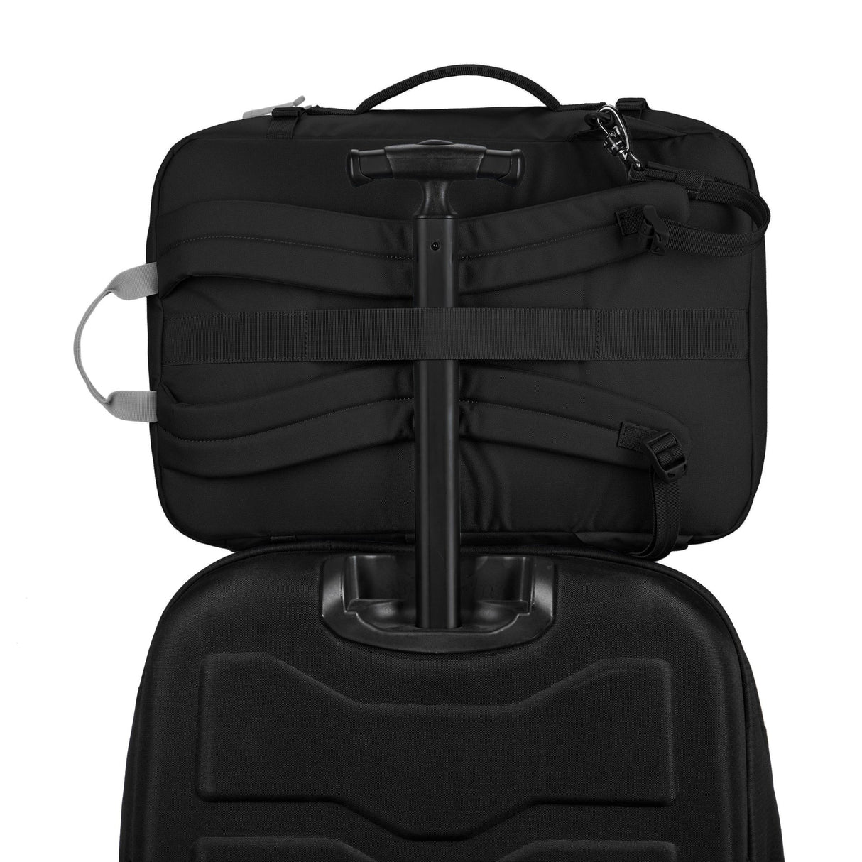 Pacsafe Go Carry-On Backpack - 34L - Jet Black - Find Your Feet Australia Hobart Launceston Tasmania