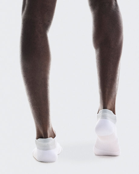 On Performance Run Sock Low (Unisex) - White/Glacier