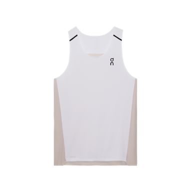 On Performance Tank (Men's) - White/Silver - Find Your Feet Australia Hobart Launceston Tasmania