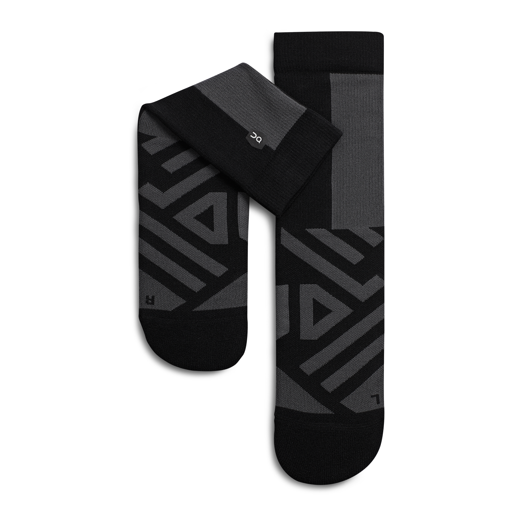 On Performance High Socks (Women's) - Black/Shadow - Find Your Feet Australia Hobart Launceston Tasmania