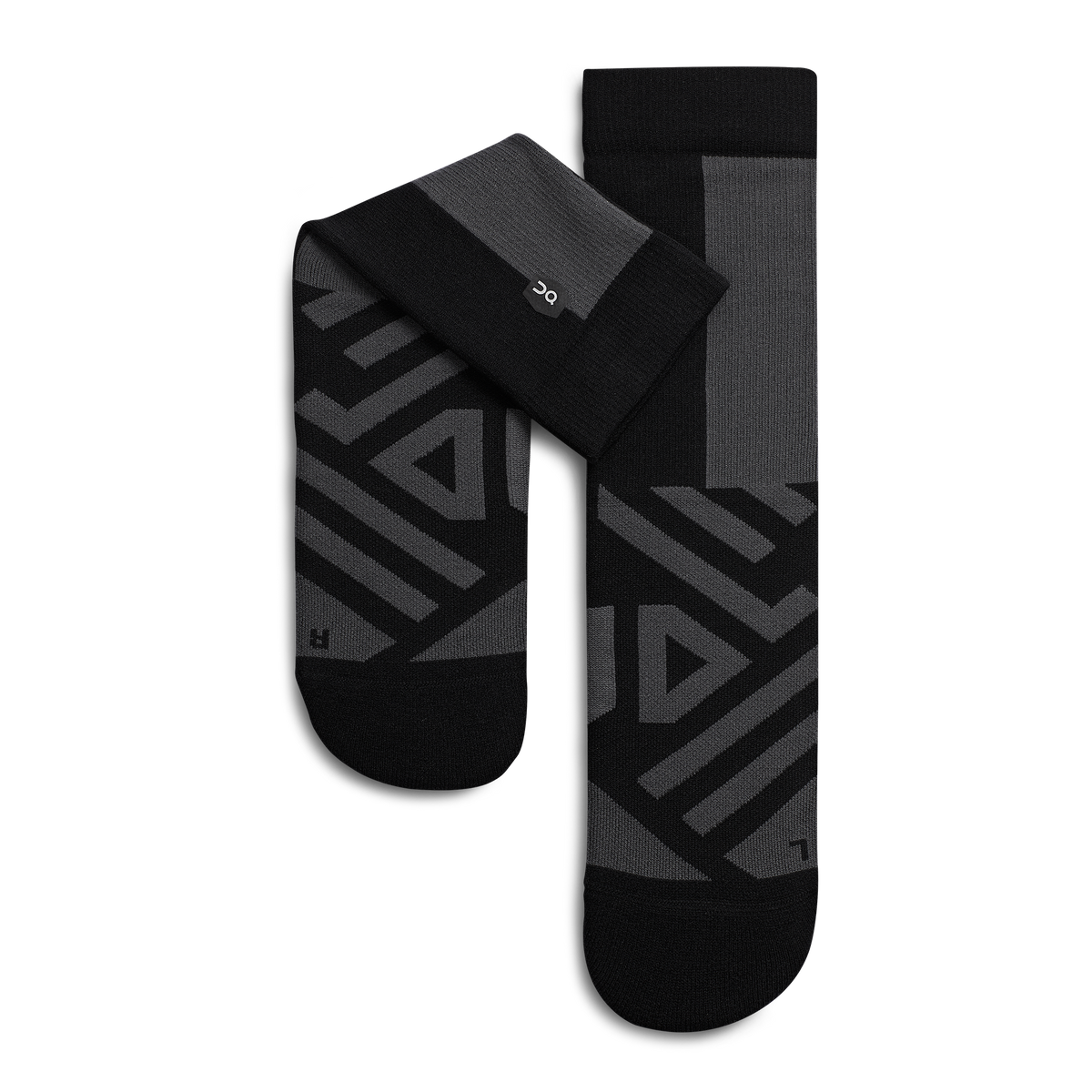 On Performance High Socks (Women's) - Black/Shadow - Find Your Feet Australia Hobart Launceston Tasmania