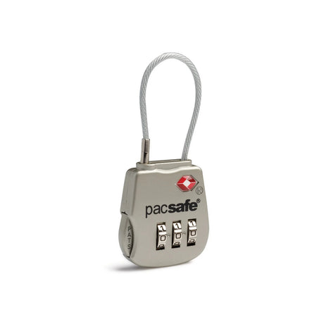 Pacsafe Prosafe 800 TSA 3-Dial Cable Lock - Find Your Feet Australia Hobart Launceston Tasmania