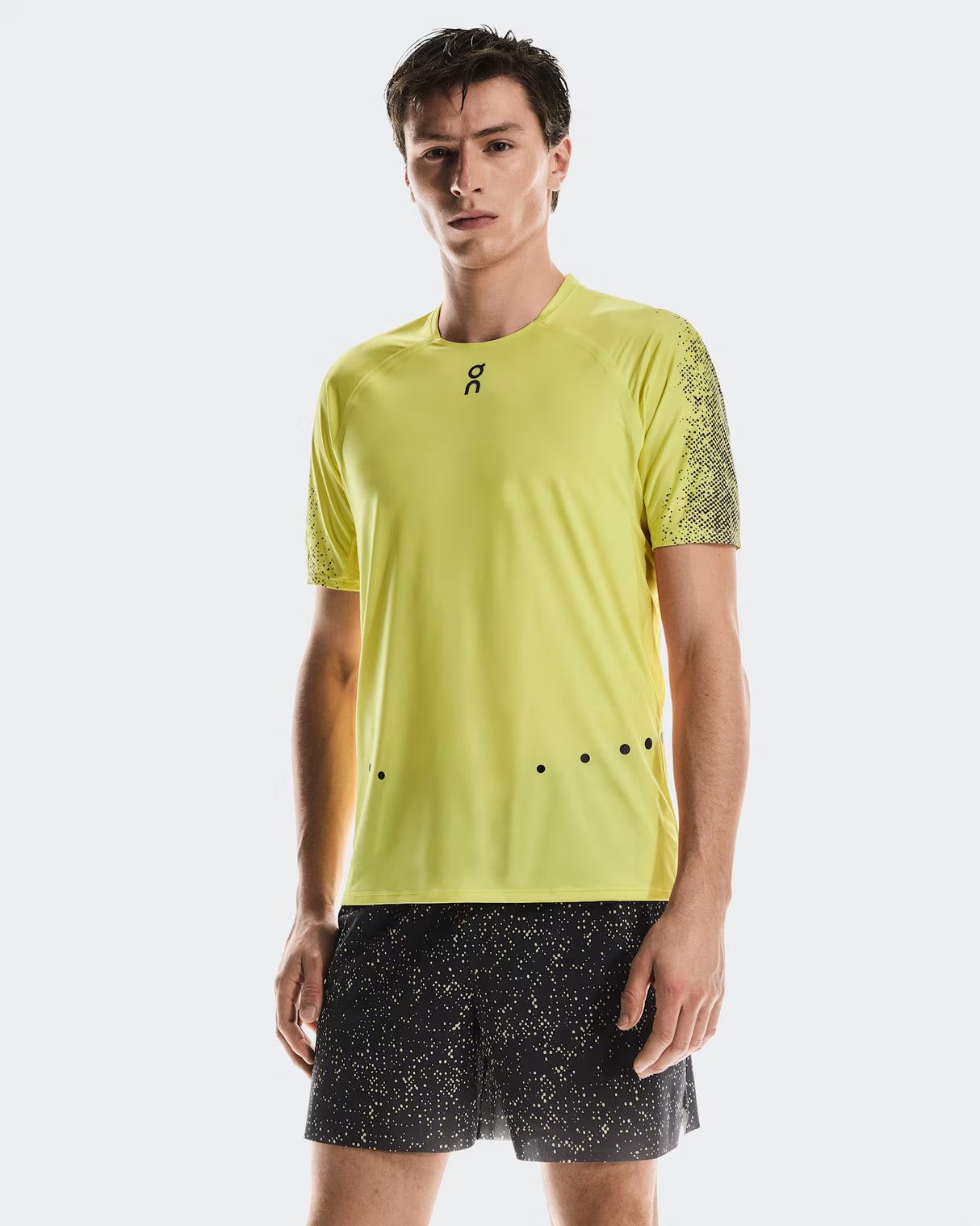 On Ultra Shorts (Men's) - Iron/Lime - Find Your Feet Australia Hobart Launceston Tasmania