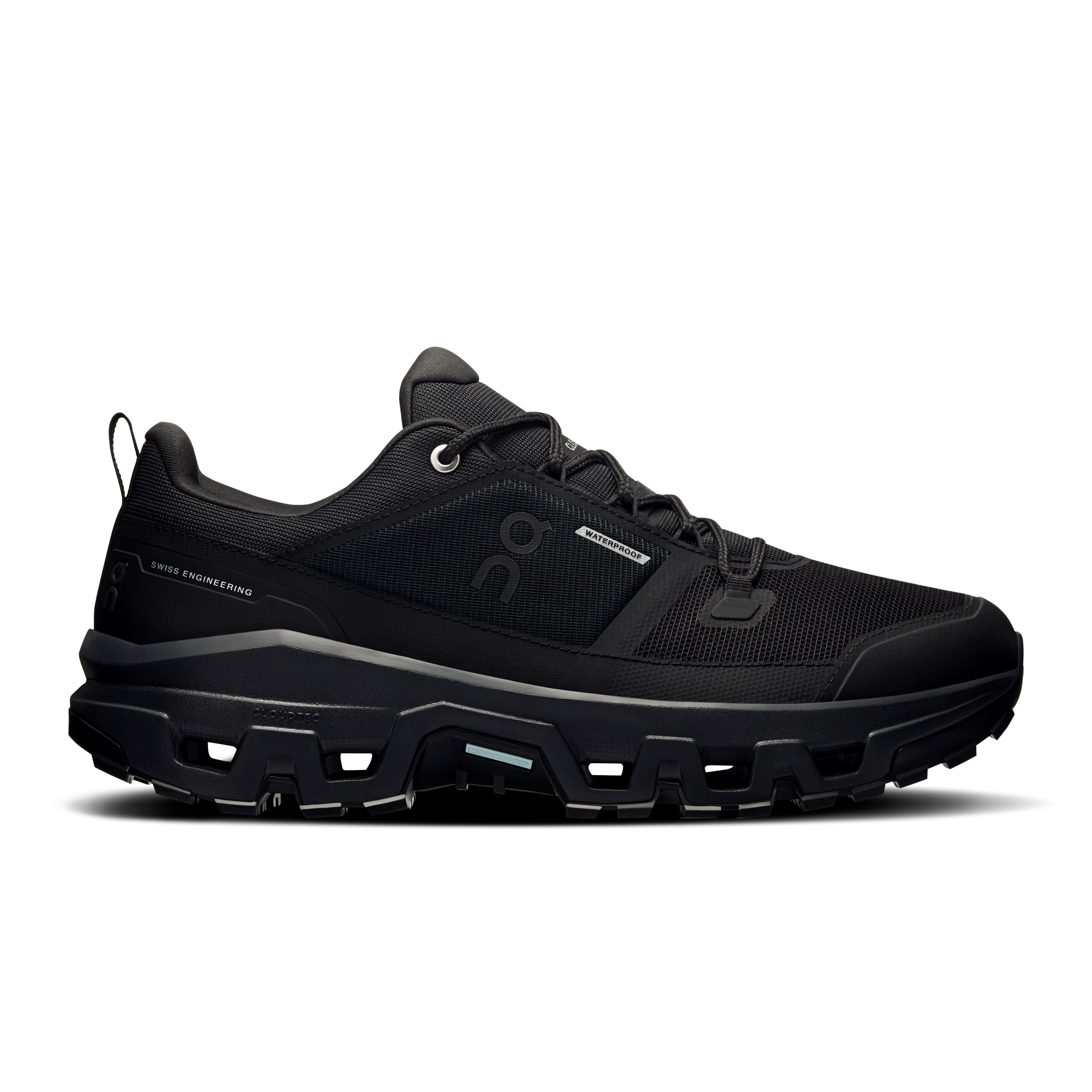 On Cloudrock Low Waterproof (Men's) - Black/Black - Find Your Feet Australia Hobart Launceston Tasmania