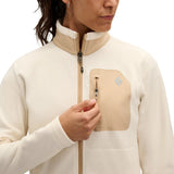 Black Diamond Rift Full-Zip Fleece Jacket (Women's) - Chalk/Khaki