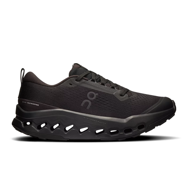 On Cloudsurfer Trail 2 Shoes (Women's) - Black/Black