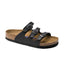 Birkenstock Florida SFB Oiled Leather Regular (Women's) - Black - Find Your Feet Australia Hobart Launceston Tasmania