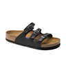 Birkenstock Florida SFB Oiled Leather Regular (Women's) - Black - Find Your Feet Australia Hobart Launceston Tasmania