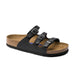 Birkenstock Florida SFB Oiled Leather Regular (Women's) - Black - Find Your Feet Australia Hobart Launceston Tasmania