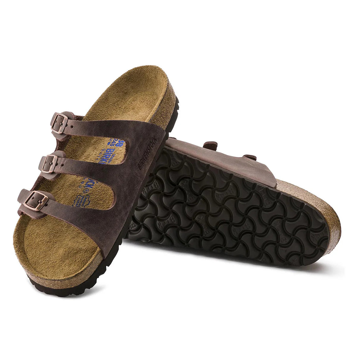 Birkenstock Florida SFB Oiled Leather Regular (Women's) - Habana - Find Your Feet Australia Hobart Launceston Tasmania