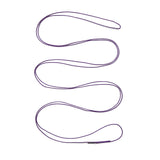 Set of three purple hair elastics on a white background - Black Diamond 10mm Dynex Runners - 240cm