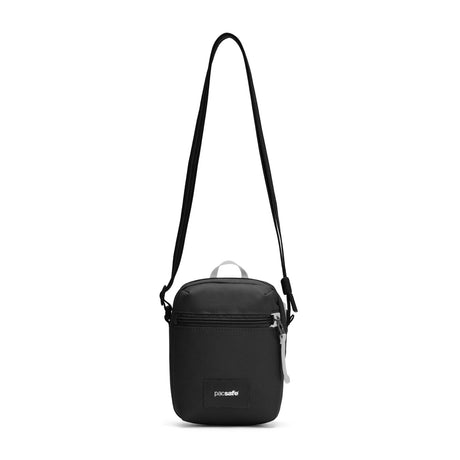 Pacsafe Go Micro Crossbody - Jet Black - Find Your Feet Australia Hobart Launceston Tasmania