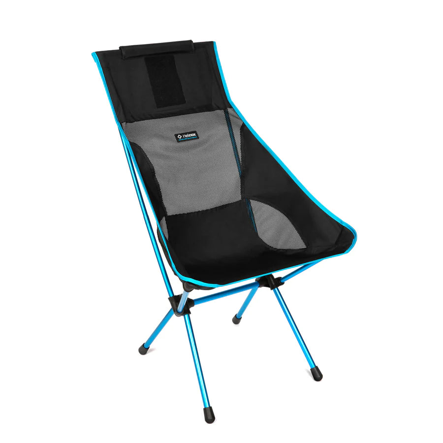 Helinox Sunset Chair - Black w/ Cyan Blue Frame - Find Your Feet Australia Hobart 
Launceston Tasmania