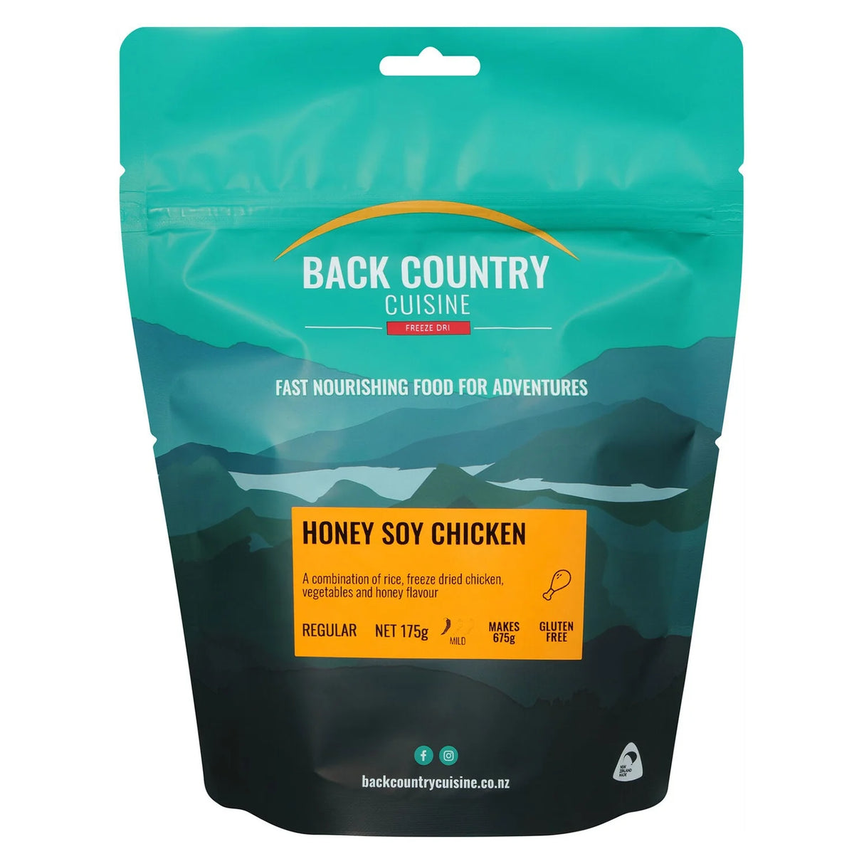 Back Country Cuisine Meals - Regular - Honey Soy Chicken - Find Your Feet Australia Hobart Launceston Tasmania
