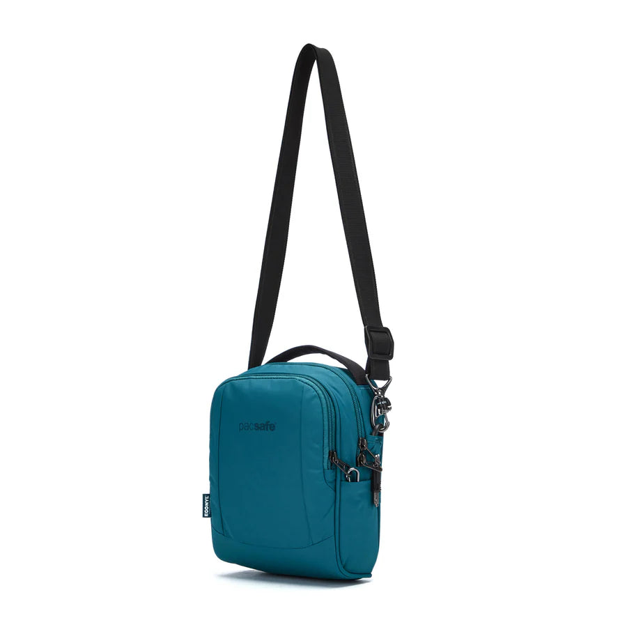 Pacsafe Metrosafe LS100 Crossbody - Tidal Teal - Find Your Feet Australia Hobart Launceston Tasmania